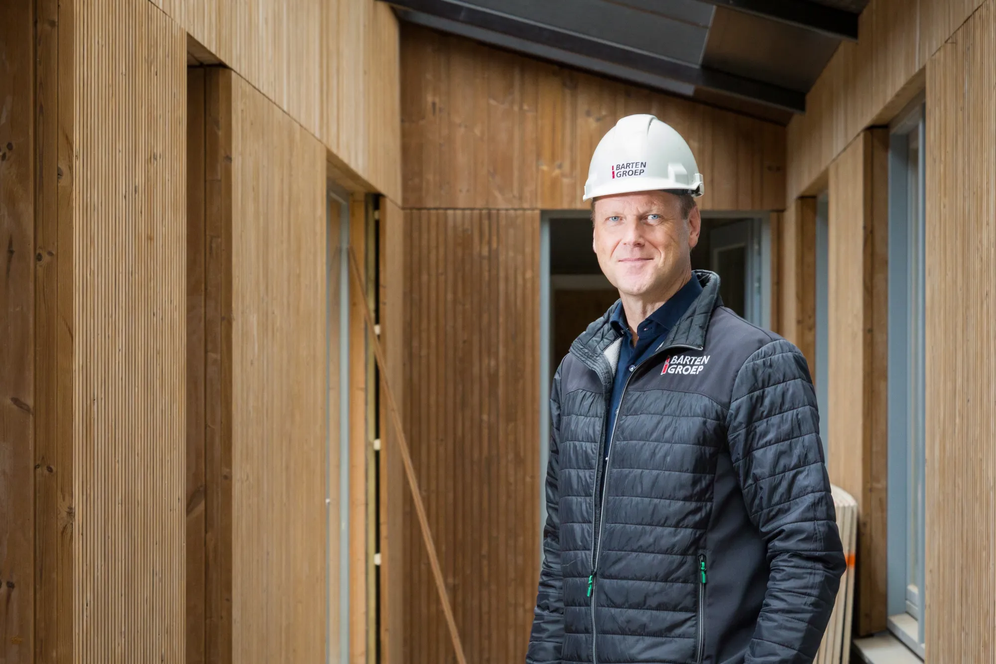 Medewerkers van Barten Groep op locatie